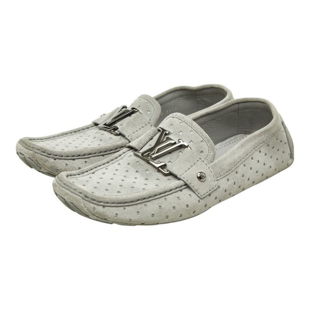Louis Vuitton Monte Carlo Loafer Driving Shoes Gray
